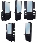 SALON STATIONS - MIRRORS - CABINETS